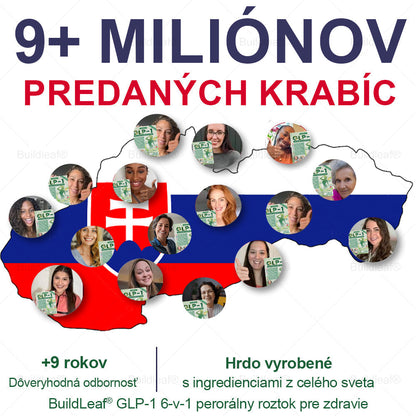 🪻🪻BuildLeaf® GLP-1 8-v-1 Fit & Vital Perorálny Roztok ✅(Len raz denne, viditeľné zmeny už za 7 dní) Pre obezitu, kardiovaskulárne ochorenia, cukrovku, problémy so štítnou žľazou, zdravie čriev, problémy s kĺbmi a ďalšie